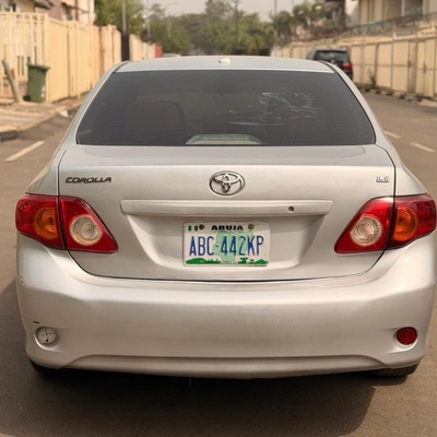 2010 TOYOTA COROLLA  FOR SALE IN ABUJA
