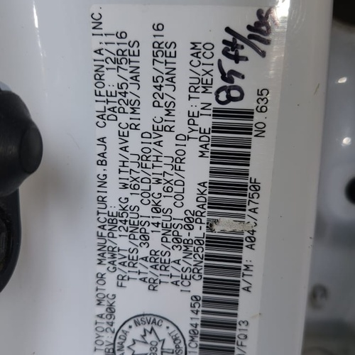 2012 Toyota Tacoma for Sale In Ikeja Lagos