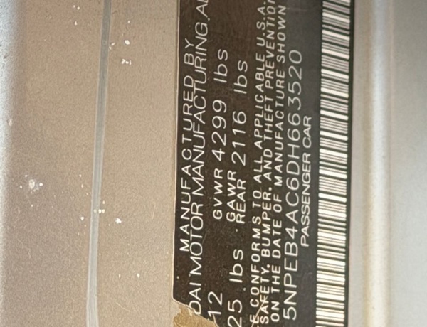 2013 HYUNDAI SONATA  FOR SALE IN ABUJA