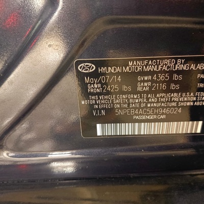 2014 HYUNDAI SONATA IN SURULERE