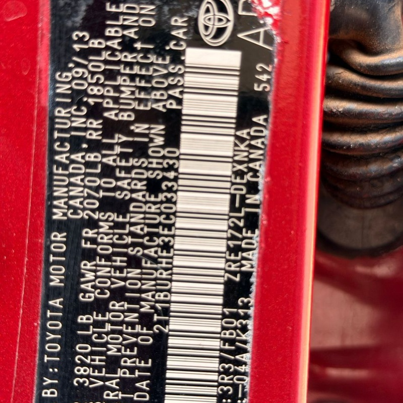 2014 TOYOTA COROLLA  LE FOR SALE IN ABUJA image