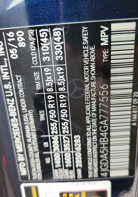 2016 Mercedes-Benz GLE 350 In Lagos image