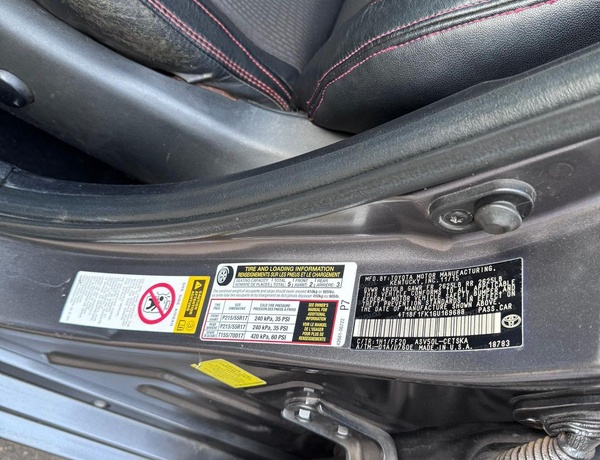 2016 TOYOTA CAMRY SE FOR SALE IN ABUJA