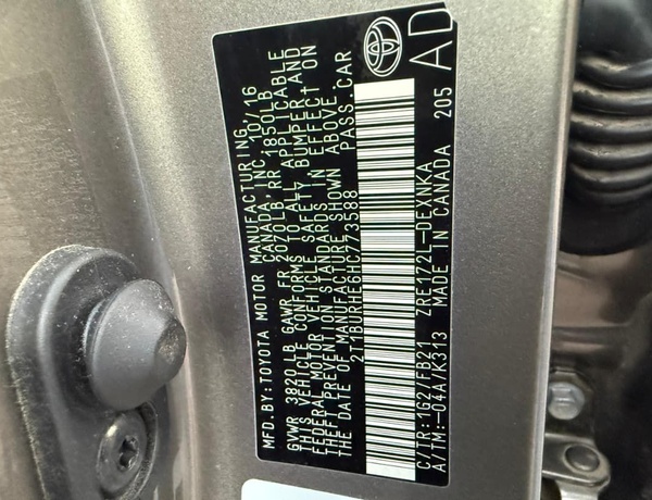 2017 TOYOTA COROLLA LE FOR SALE IN KANO