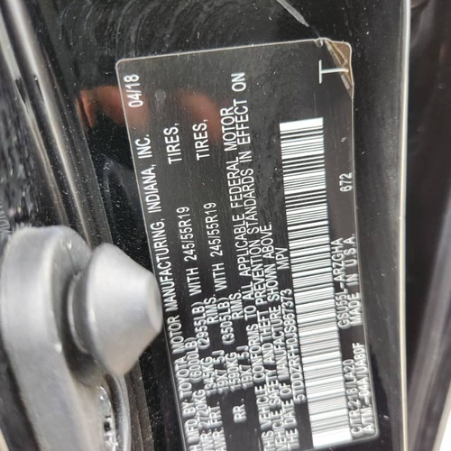 2018 Toyota Highlander Limited Edition 