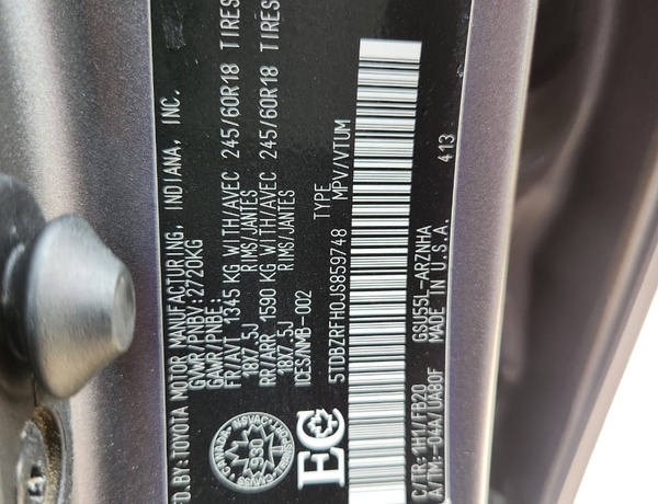 2018 Toyota Highlander Tokunbo In Lagos