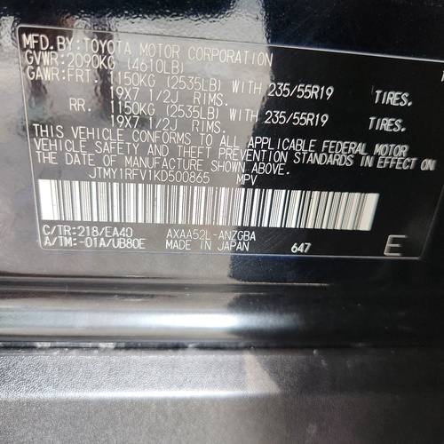 2019 Toyota RAV4 Toks  First Body