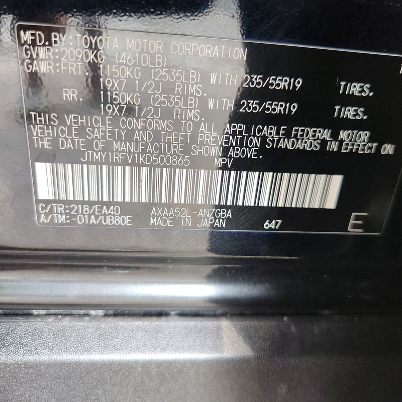 2019 Toyota RAV4 Toks  First Body image