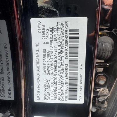 Foreign used 2020 model Honda Accord Sport for Sale In Lagos
