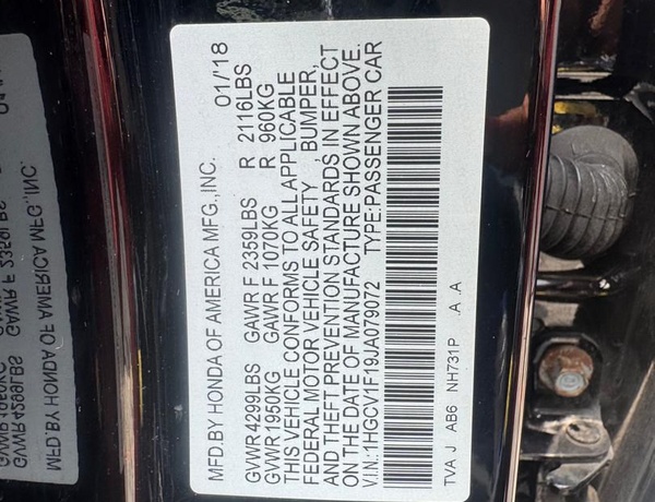 Foreign used 2020 model Honda Accord Sport for Sale In Lagos