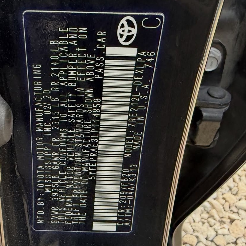 2020 TOYOTA COROLLA LE FOR SALE IN ABUJA image