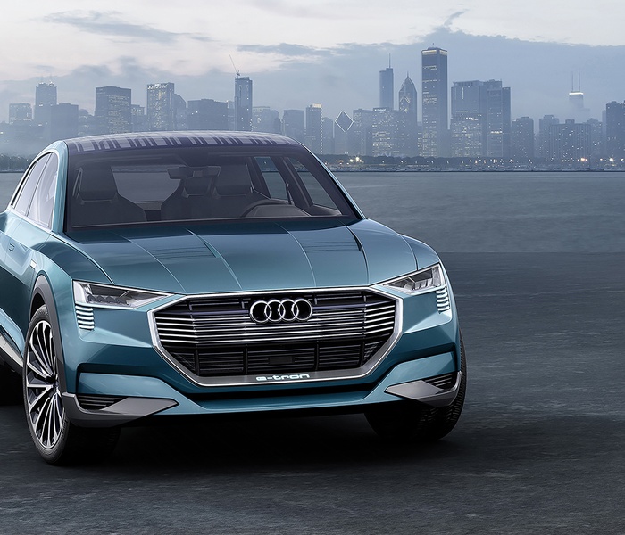 Audi E-tron logo Image