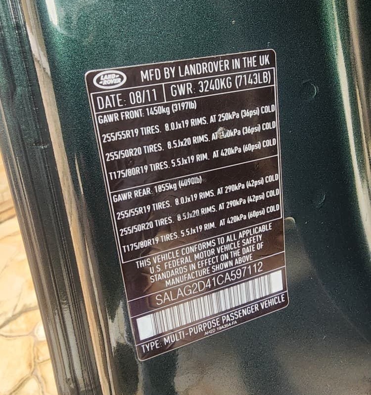 Clean Registered 2012 Land Rover LR4 HSE for Sale In Ikeja Lagos image