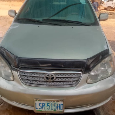 Registered Toyota Corolla 2004
