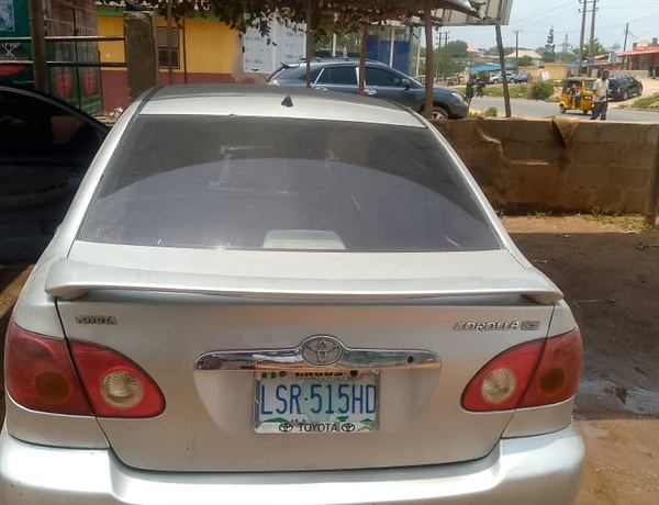 Registered Toyota Corolla 2004