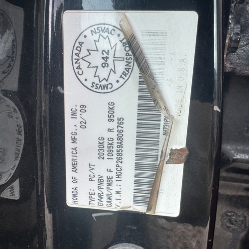 2009 Honda Accord In Gwarimpa.Abuja.