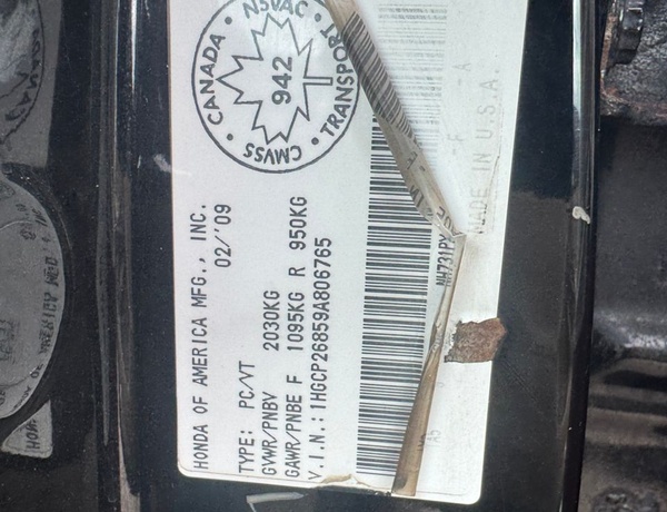 2009 Honda Accord In Gwarimpa.Abuja.