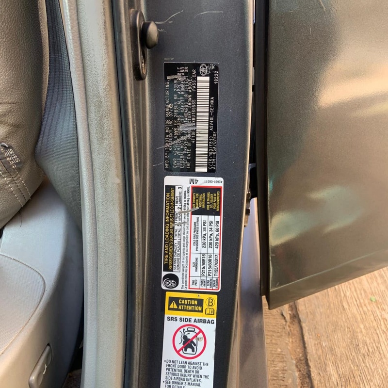 Toyota Camry XLE 2011 Sedan (Grey) image