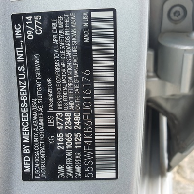 Mercedes Benz C300 4matic (silver) 2015