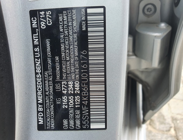 Mercedes Benz C300 4matic (silver) 2015