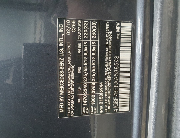 Foreign Used Mercedes Benz GLK450 2010 (gray) In Lagos