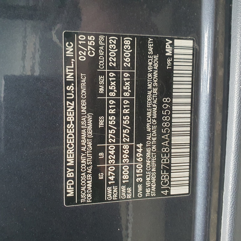 Foreign Used Mercedes Benz GLK450 2010 (gray) In Lagos image