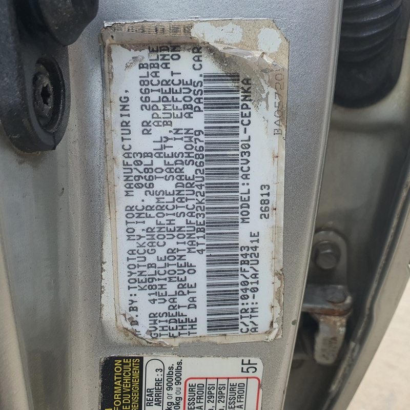 Toyota Camry 2004 Silver XLE In Lagos image