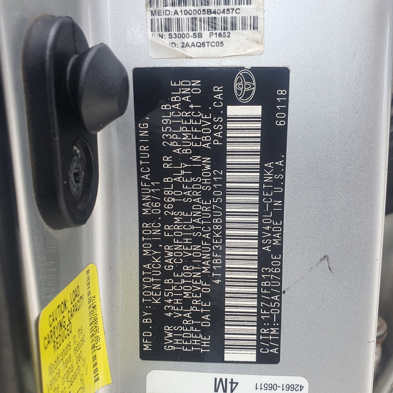 Toyota Camry (Silver) 2008 In Ajah image