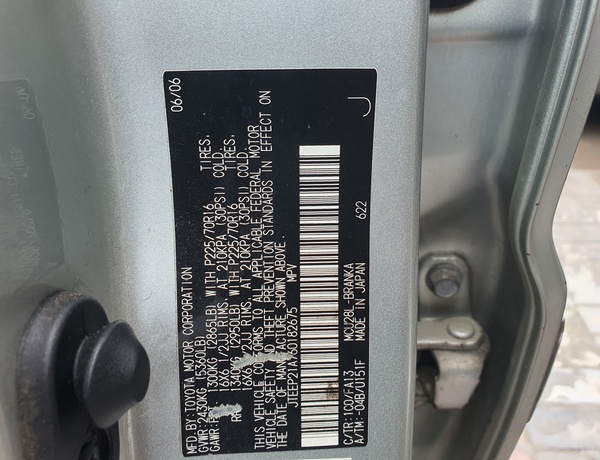 Foreign Used Toyota Highlander 2007 (silver) In Lagos