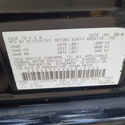 Mitsubishi Galant 2010 for sale In Lagos