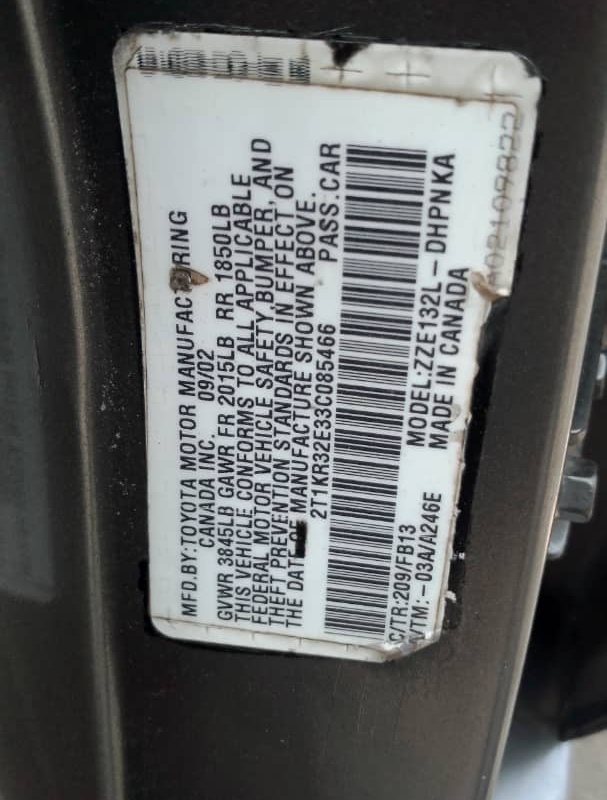 Toyota Matrix 2003 In Ajah Lagos image