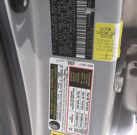 First body 2011 Toyota Camry in Lekki Lagos