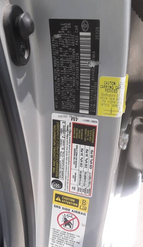 First body 2011 Toyota Camry in Lekki Lagos image