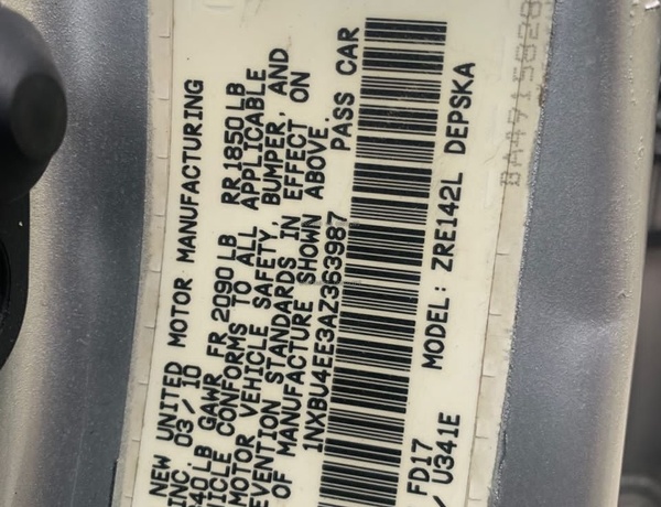 Registered 2010 Toyota Corolla LE for Sale In Ibadan