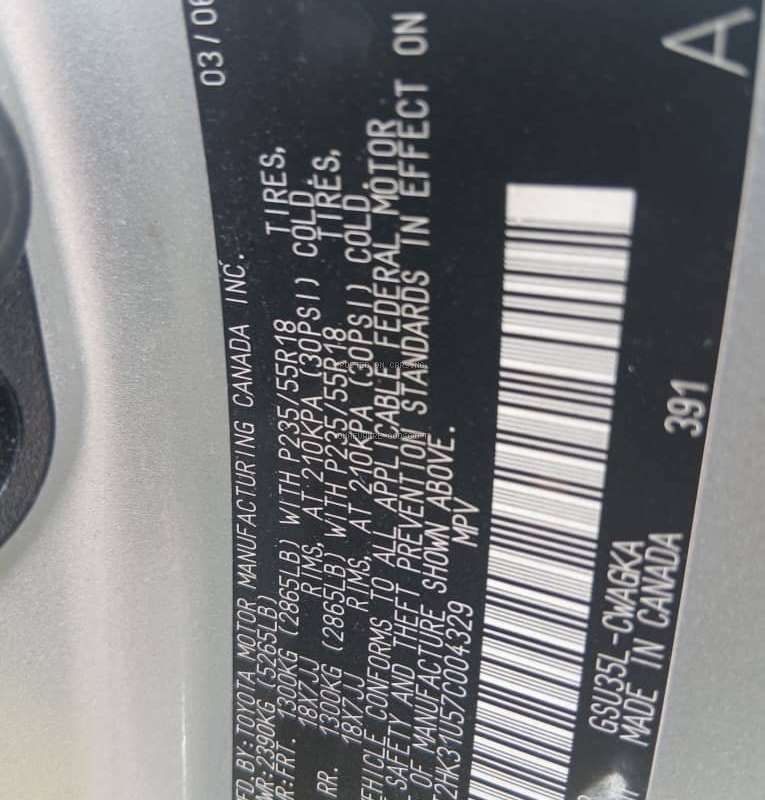 Foreign Used 2006 Lexus RX 350 forSale In Lagos image