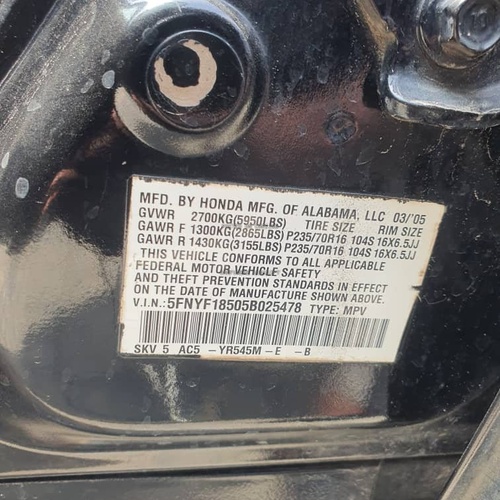 Reg 2005 Honda Pilot for Sale In Ajah Lagos