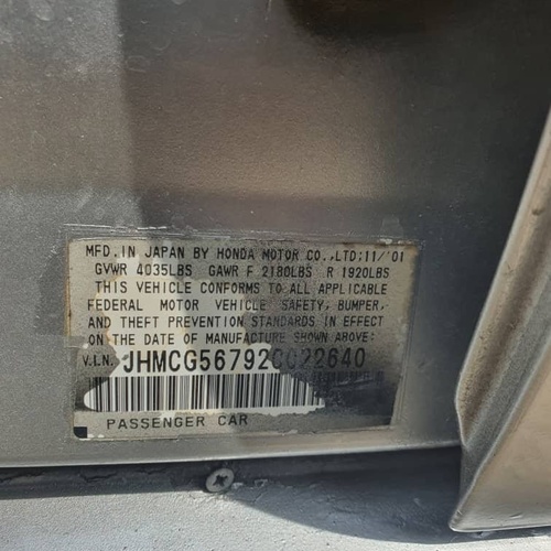 2002 Honda Accord  for Sale In Ajah Lagos