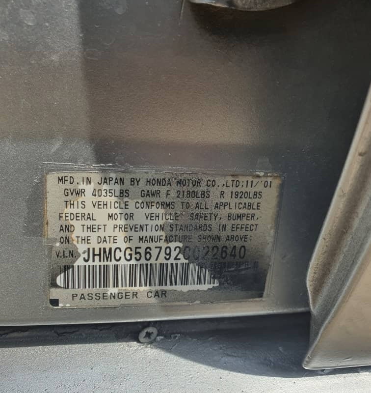 2002 Honda Accord  for Sale In Ajah Lagos image