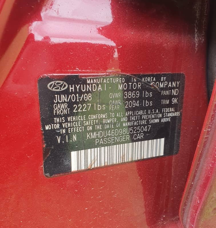 Hyundai Elantra 2008 for Sale In Lagos image