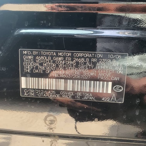 Foreign used 2007 Lexus ES 350 for Sale in Ajah Lagos