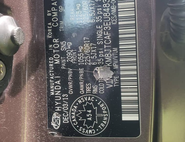 Foreign Used 2013 Hyundai Tucson AWD for Sale In Lagos