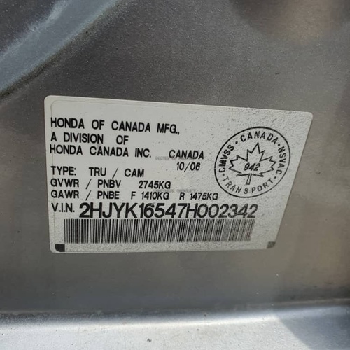 Foreign Used (Tokumbo) 2007 Honda Ridgeline for Sale In Lagos