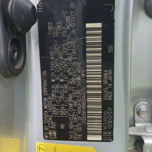 Registered 2008 Highlander Limited Upgraded to 2013 for Sale In Lagos