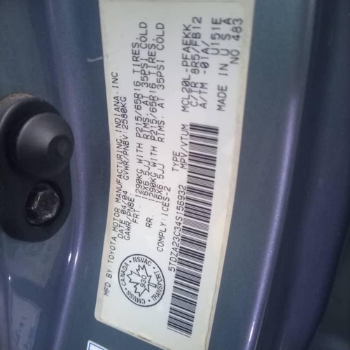 Toyota Sienna 2004 Lagos