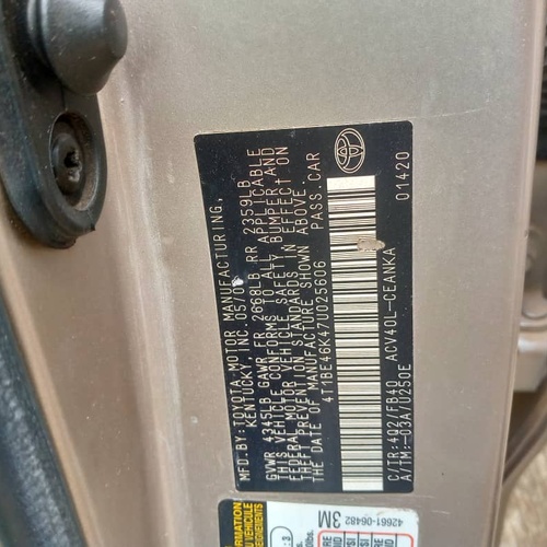 Toyota Camry 2007 for Sale  in Lagos.