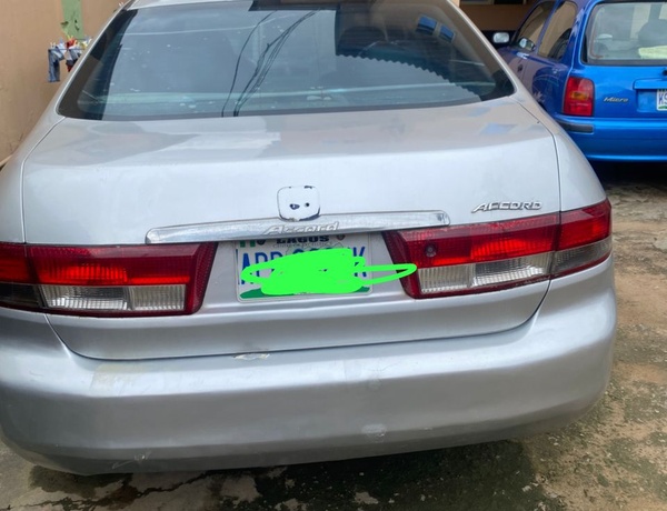 Nigerian Used Honda Accord 2003 for sale in Lagos state
