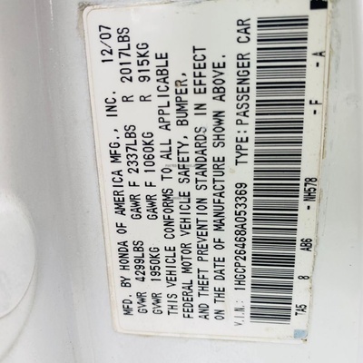 2008 Honda Accord for Sale In Abuja
