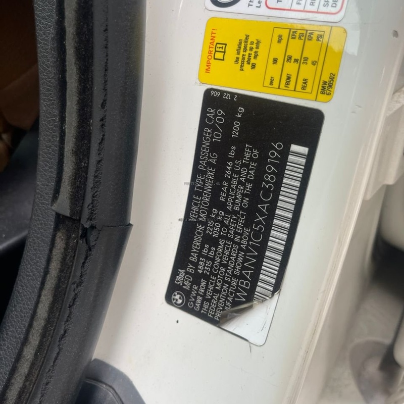 Foreign Used BMW 2010 model for Sale In Lagos image