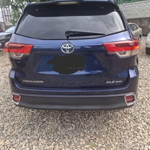 2016 TOYOTA HIGHLANDER XLE  FOR SALE IN ABUJA