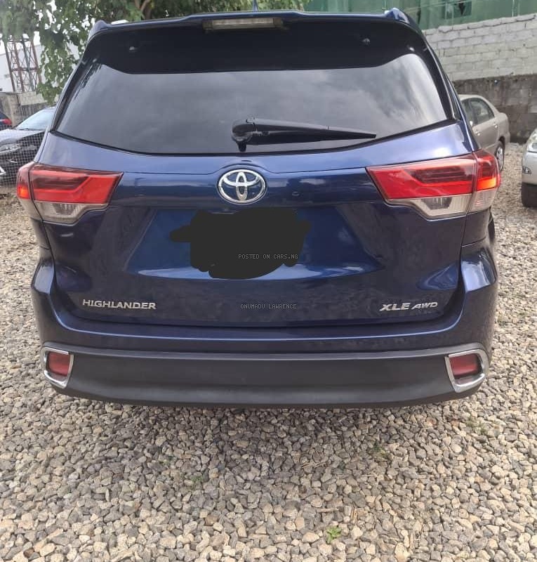 2016 TOYOTA HIGHLANDER XLE  FOR SALE IN ABUJA image